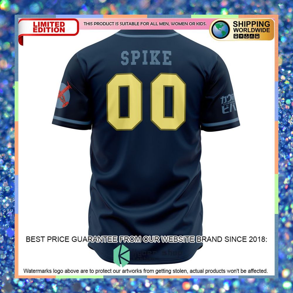 Space Cowboys Cowboy Bebop Baseball Jersey 6 Space Cowboys Cowboy Bebop Baseball Jersey word3