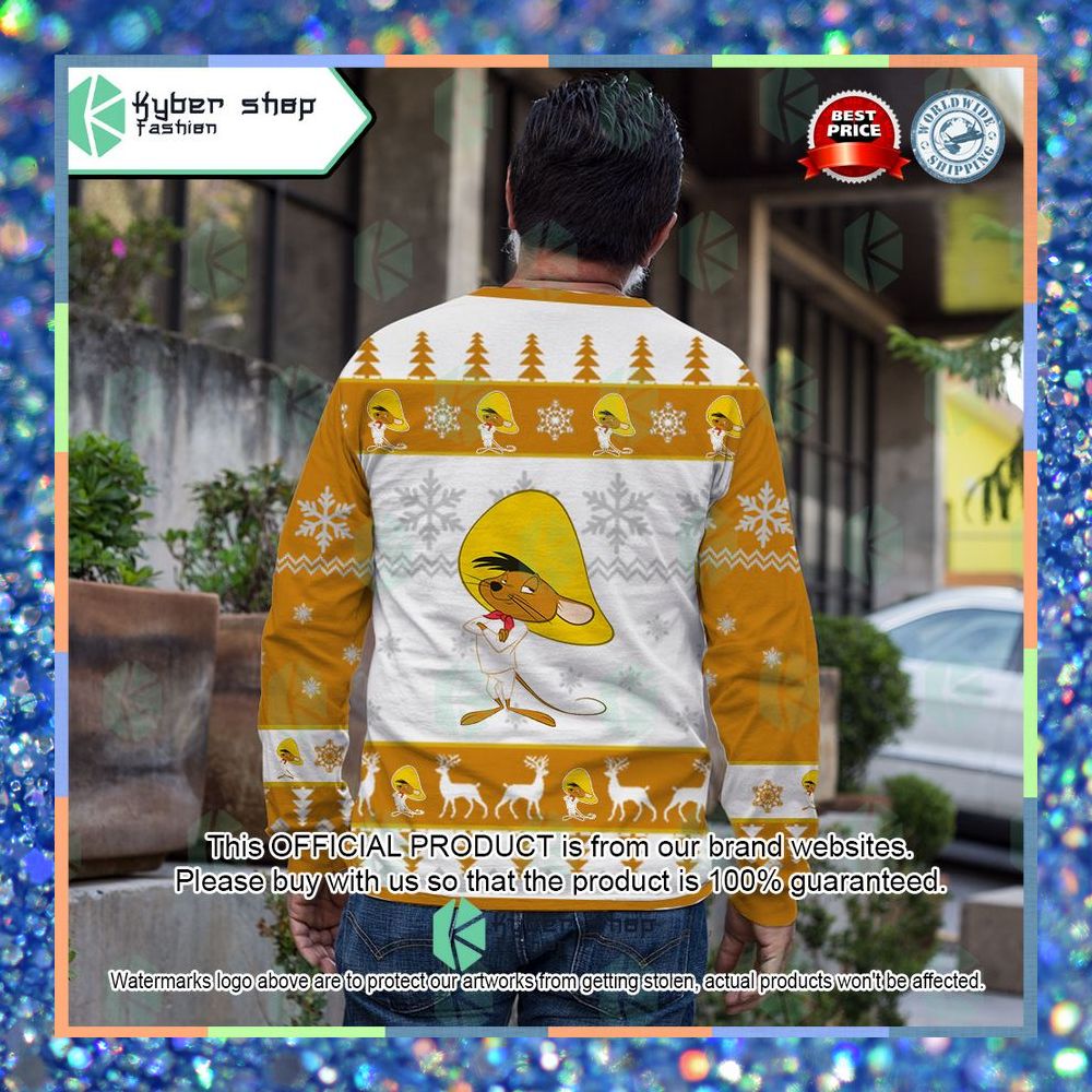 Speedy Gonzales Looney Tunes Christmas Sweater 8 Speedy Gonzales Looney Tunes Christmas Sweater word3