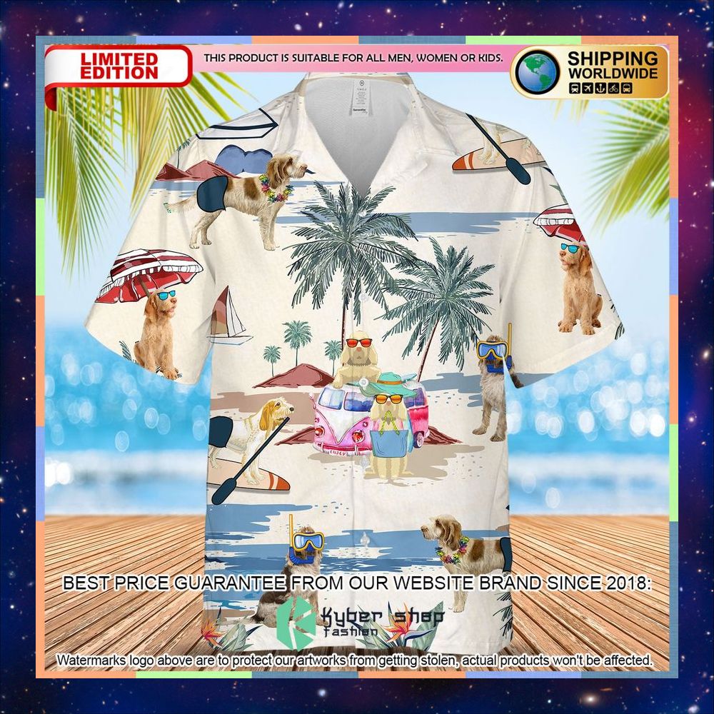 Spinone Italiano Summer Beach Hawaiian Shirt 3 Spinone Italiano Summer Beach Hawaiian Shirt word3