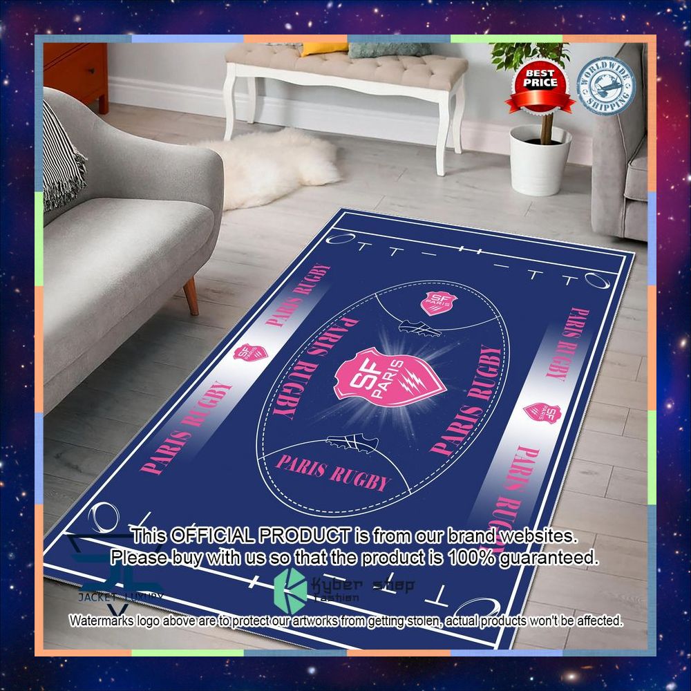 Stade Francais Carpet Rug 6 Stade Francais Carpet Rug word1