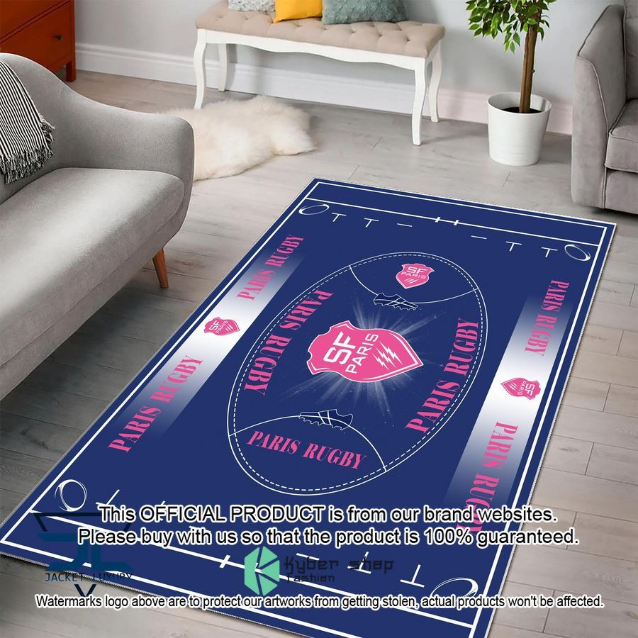 Stade Francais Carpet Rug 3 Stade Francais Carpet Rug word1