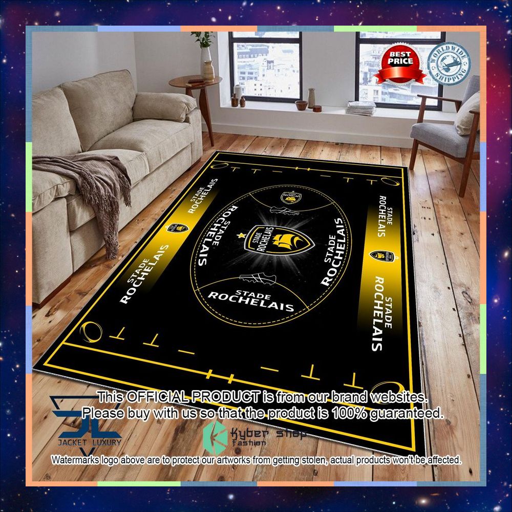 Stade Rochelais Carpet Rug 4 Stade Rochelais Carpet Rug word1