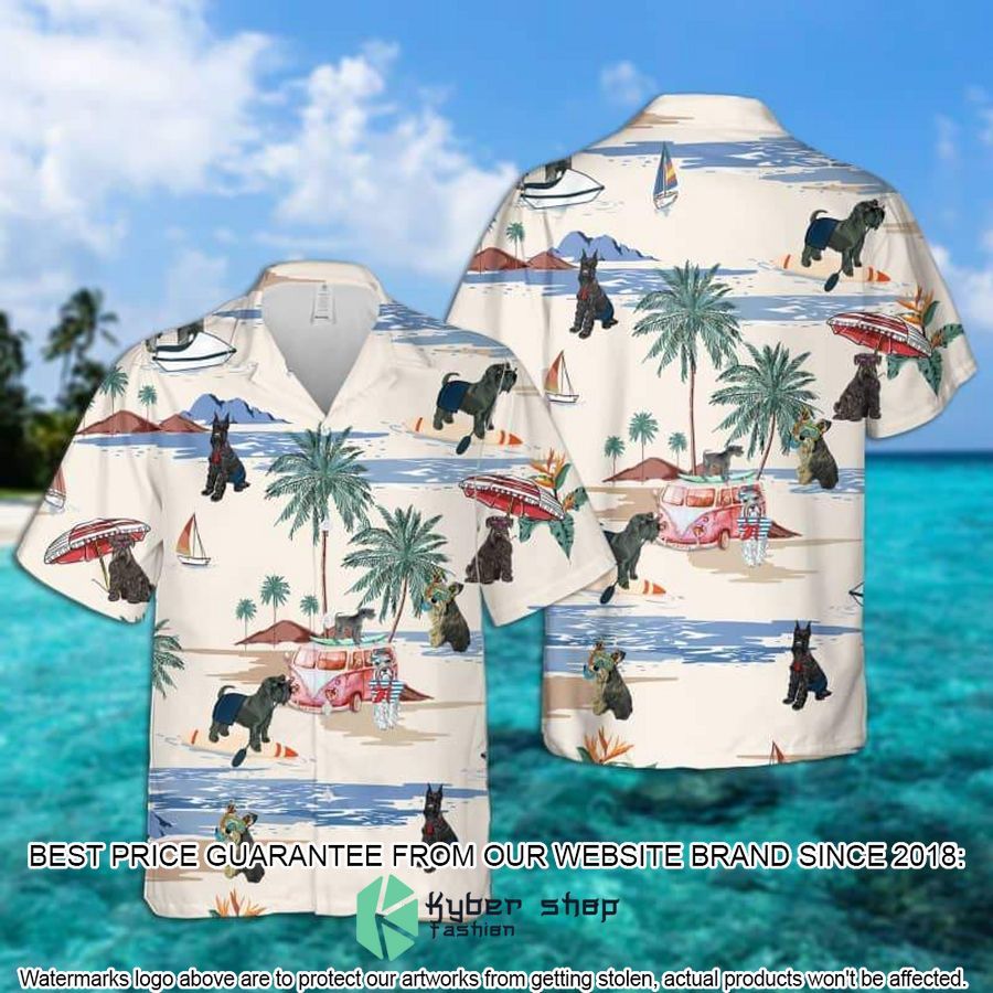 Standard Schnauzer Summer Beach Hawaiian Shirt