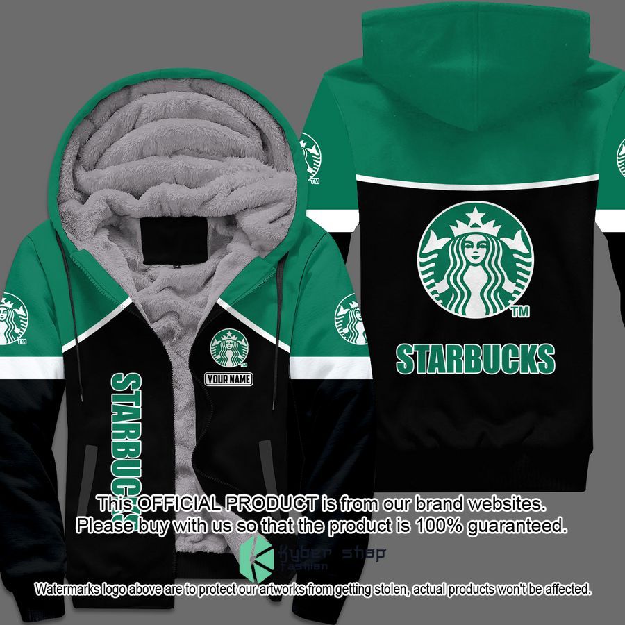 Starbucks Fleece hoodie word1