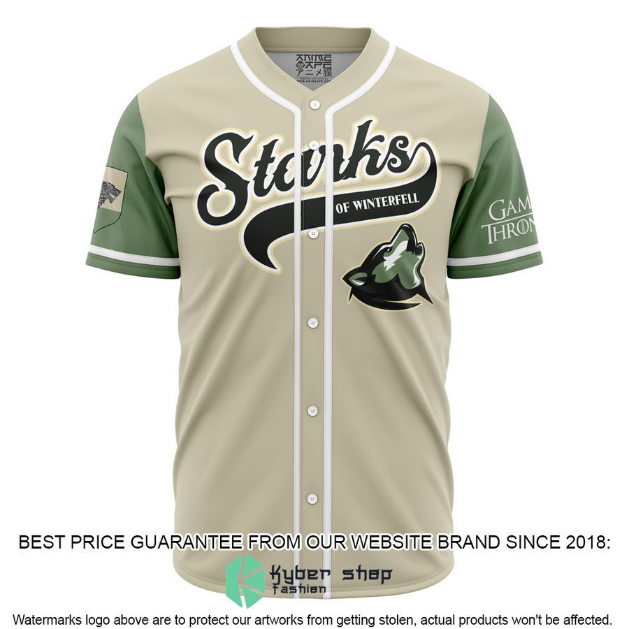 Starks Of Winterfell Game Of Thrones Baseball Jersey
