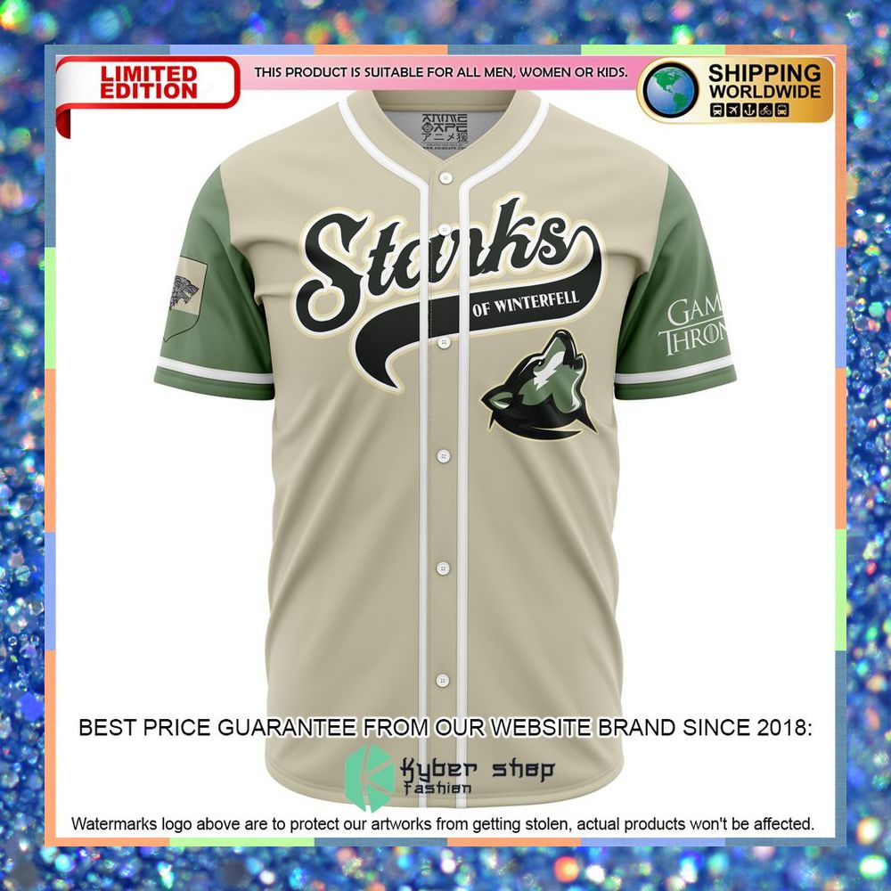 Starks Of Winterfell Game Of Thrones Baseball Jersey 5 Starks Of Winterfell Game Of Thrones Baseball Jersey word2