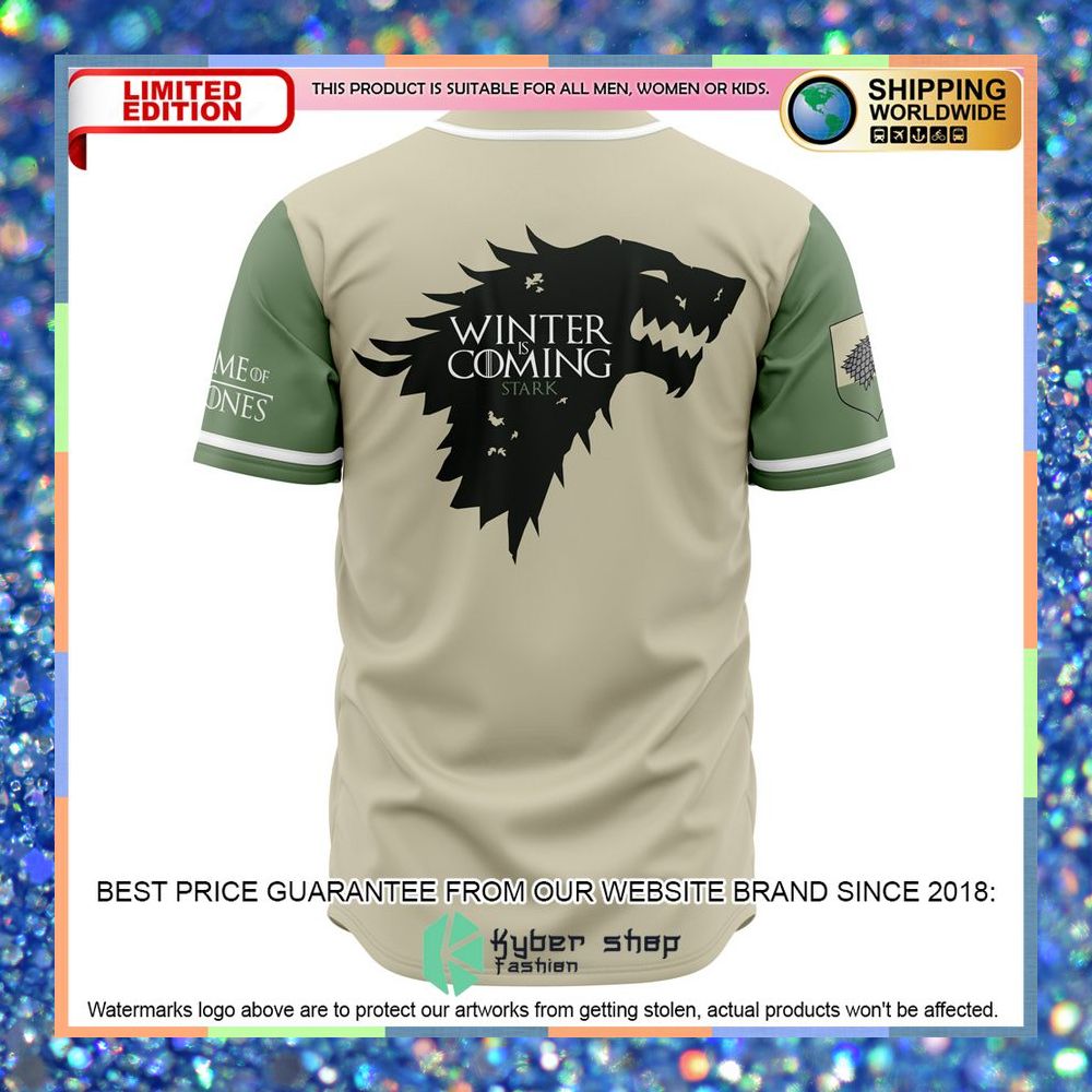 Starks Of Winterfell Game Of Thrones Baseball Jersey 6 Starks Of Winterfell Game Of Thrones Baseball Jersey word2
