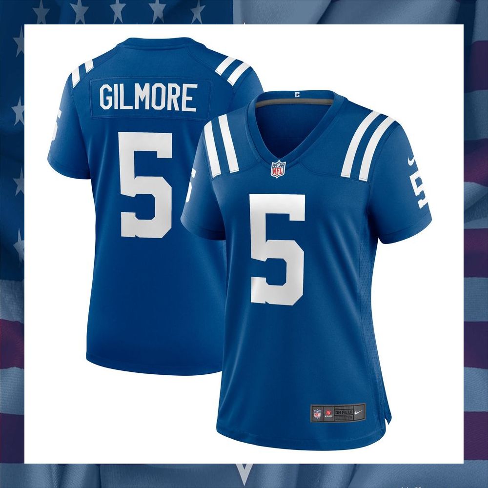 Stephon Gilmore Indianapolis Colts Women's Royal Football Jersey 8 Stephon Gilmore Indianapolis Colts Women's Royal Football Jersey word2