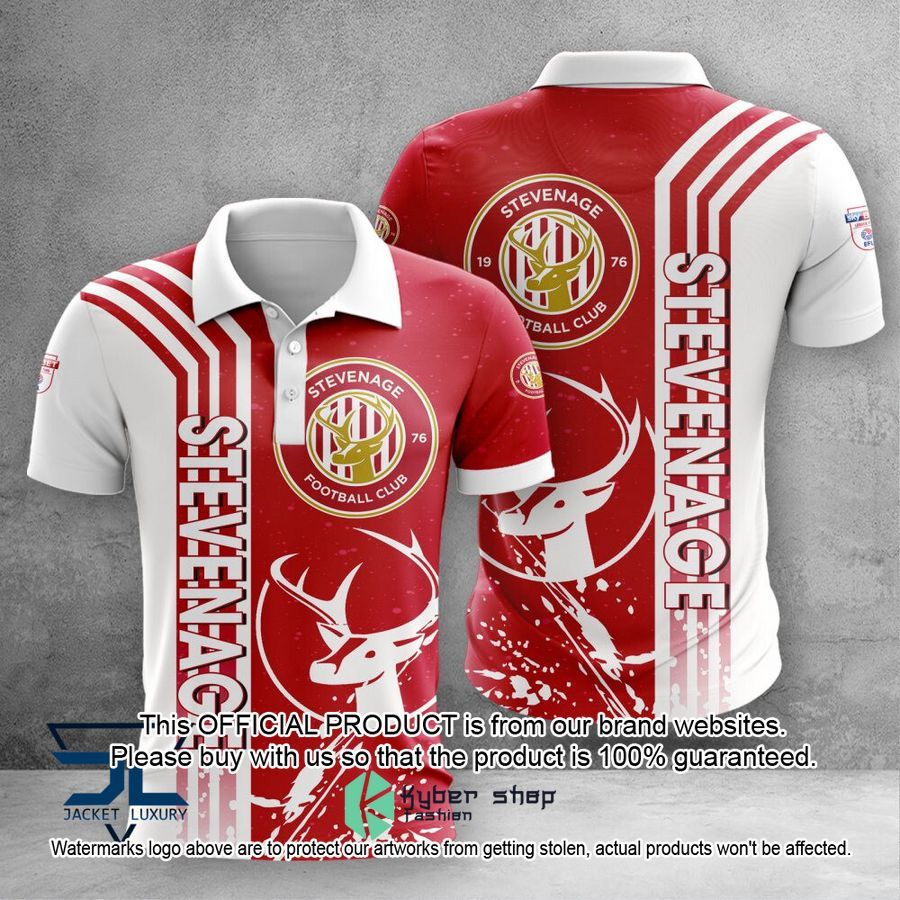 Stevenage Football Club Polo Shirt, Baseball Jersey