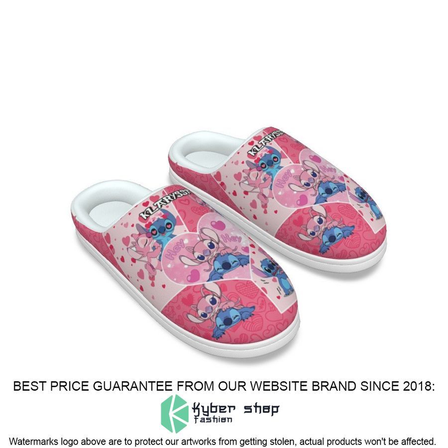 Stitch with Angel Love Slipper word1