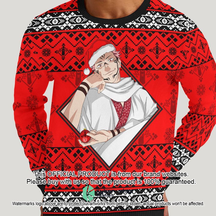 Sukuna Jujutsu Kaisen Christmas Sweater word2