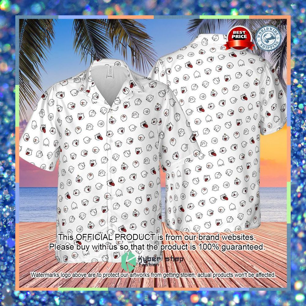 Super Mario Boo Pattern Hawaiian Shirt 8 Super Mario Boo Pattern Hawaiian Shirt word1