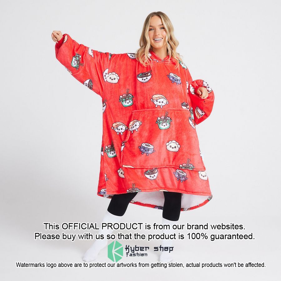 Sushi and Friends Oodie Blanket Hoodie