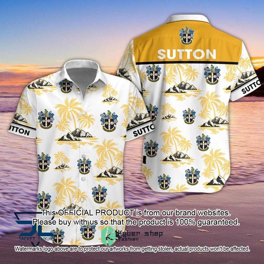 Sutton United Hawaiian Shirt, Short