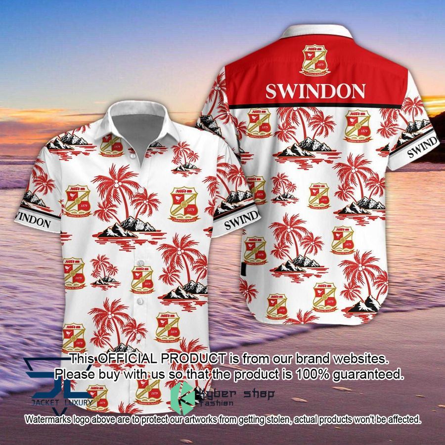 Swindon Town Hawaiian Shirt, Short