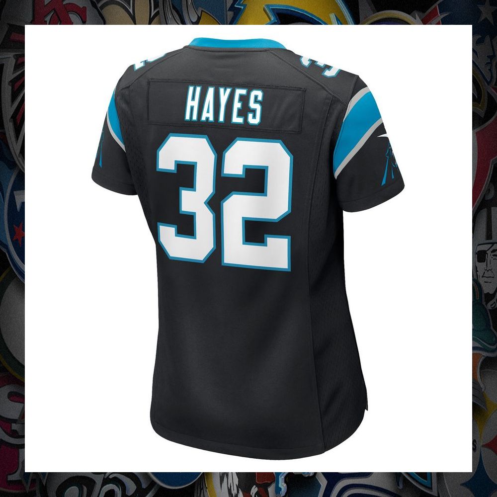 Tae Hayes Carolina Panthers Black Football Jersey 7 Tae Hayes Carolina Panthers Black Football Jersey word2