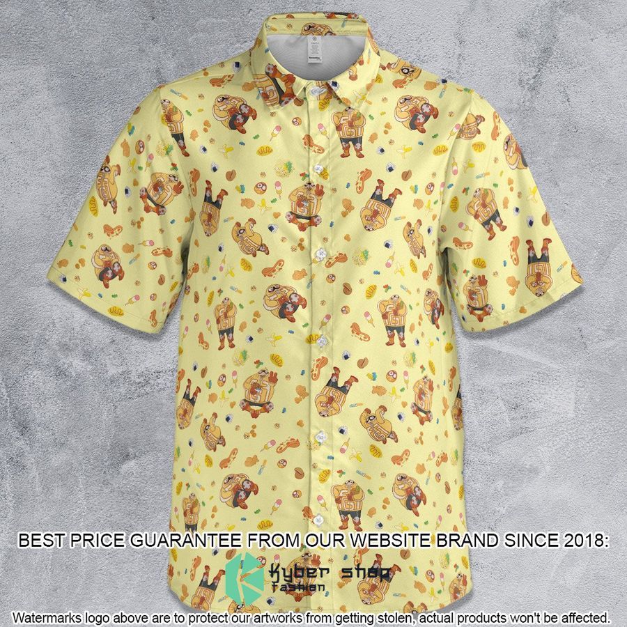 Taishiro Toyomitsu Fat Gum Hero Bnha Hawaiian Button Up Shirt