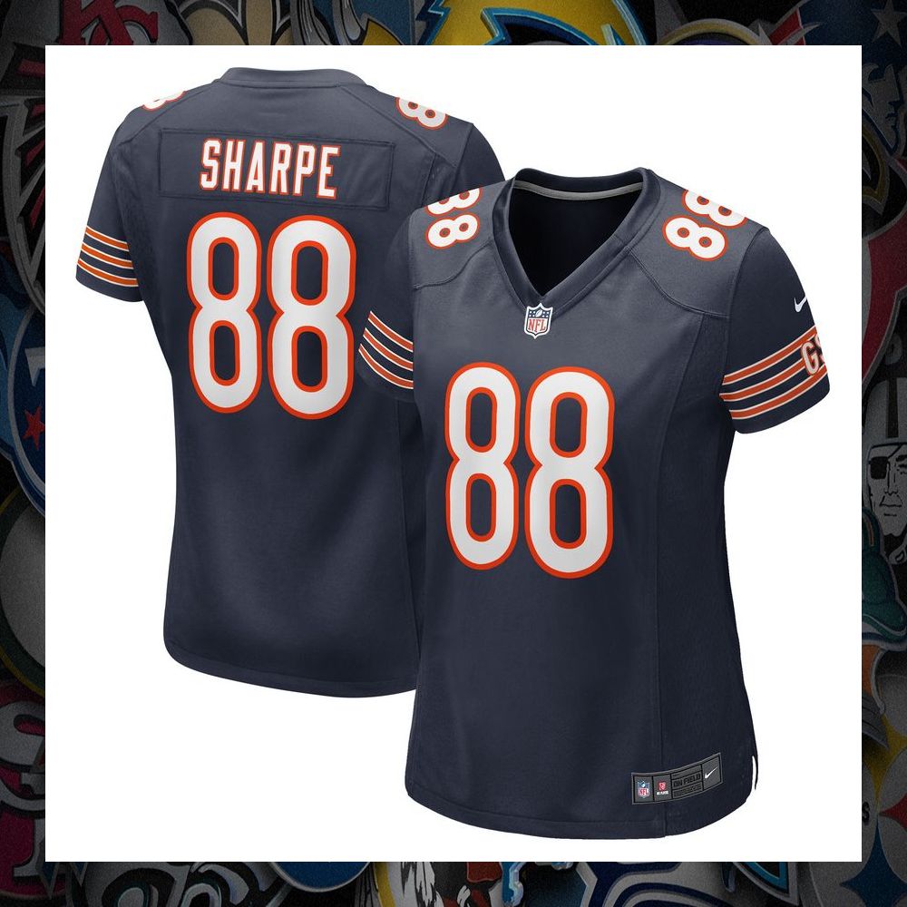 Tajae Sharpe Chicago Bears Navy Football Jersey 33 Tajae Sharpe Chicago Bears Navy Football Jersey word2