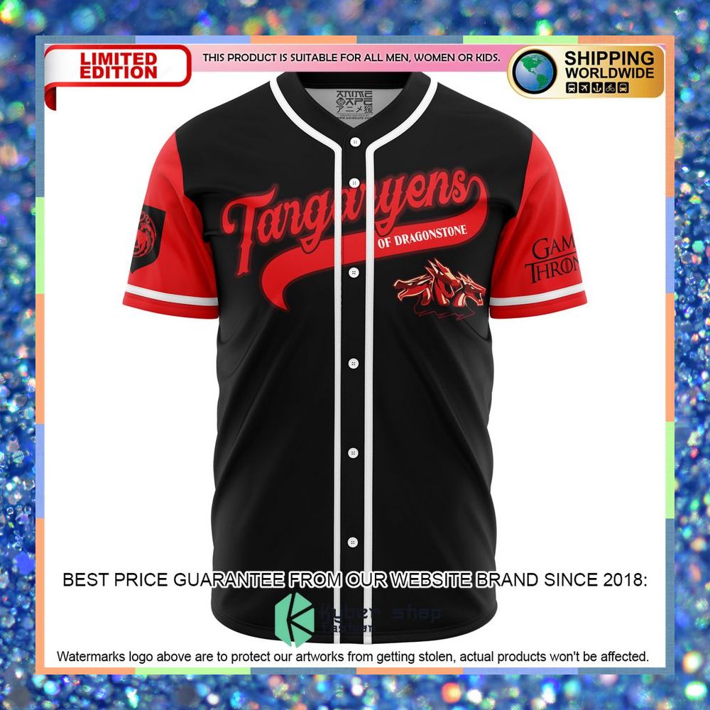 Targaryens Of Dragonstone Game Of Thrones Baseball Jersey 4 Targaryens Of Dragonstone Game Of Thrones Baseball Jersey word3