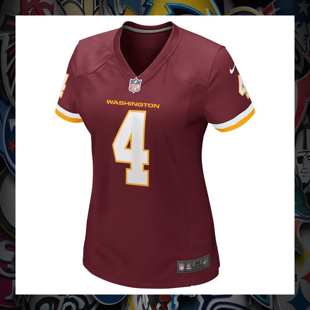 Taylor Heinicke Washington Team Burgundy Football Jersey 6 Taylor Heinicke Washington Team Burgundy Football Jersey word1