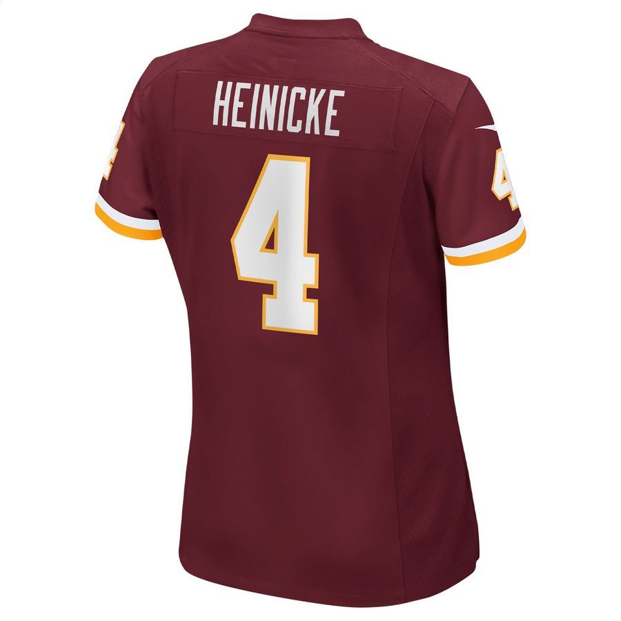 Taylor Heinicke Washington Team Burgundy Football Jersey 3 Taylor Heinicke Washington Team Burgundy Football Jersey word1