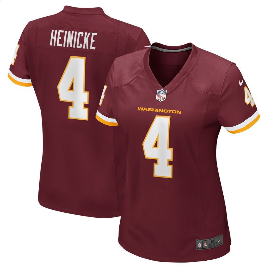 Taylor Heinicke Washington Team Burgundy Football Jersey 4 Taylor Heinicke Washington Team Burgundy Football Jersey word1