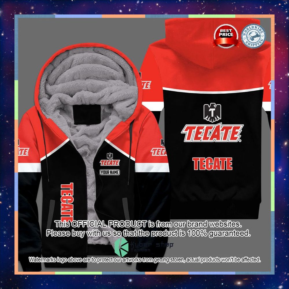 Tecate Fleece hoodie 3 Tecate Fleece hoodie word3
