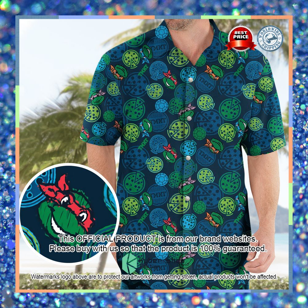 Teenage Mutant Ninja Turtles Pizza Hawaiian Shirt 4 Teenage Mutant Ninja Turtles Pizza Hawaiian Shirt word1