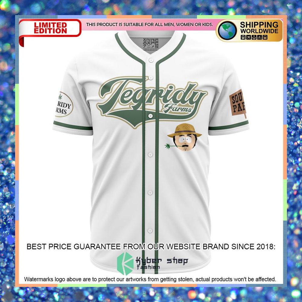 Tegridy Farms Marsh South Park Baseball Jersey 4 Tegridy Farms Marsh South Park Baseball Jersey word2