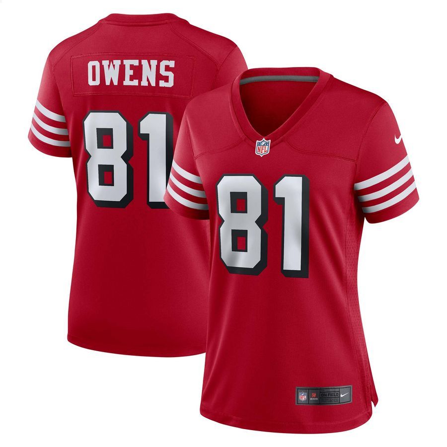 Terrell Owens San Francisco 49ers Alternate Scarlet Football Jersey