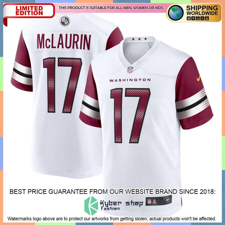 Terry McLaurin Washington Commanders White Football Jersey
