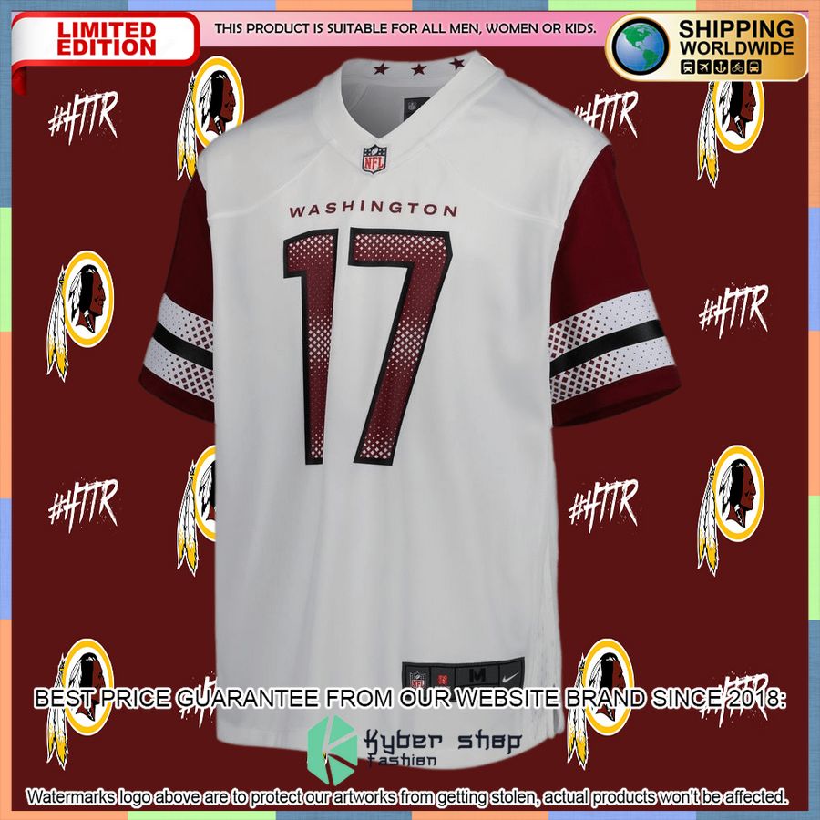 Terry McLaurin Washington Commanders Youth White Football Jersey 5 Terry McLaurin Washington Commanders Youth White Football Jersey word1