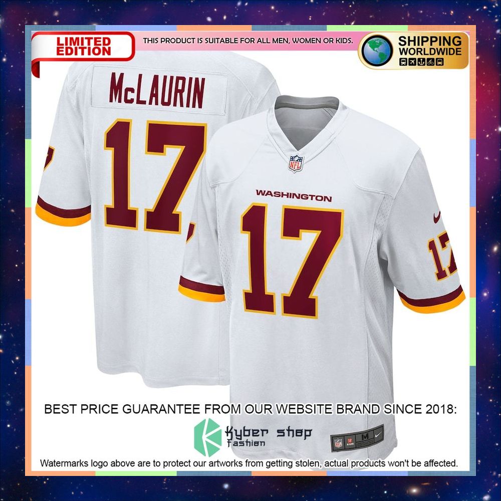Terry McLaurin Washington Football Team Player White Football Jersey 4 Terry McLaurin Washington Football Team Player White Football Jersey word3