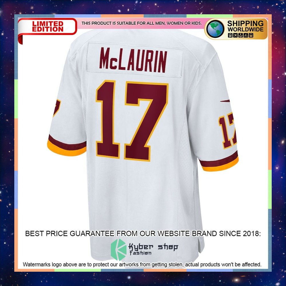 Terry McLaurin Washington Football Team Player White Football Jersey 6 Terry McLaurin Washington Football Team Player White Football Jersey word3