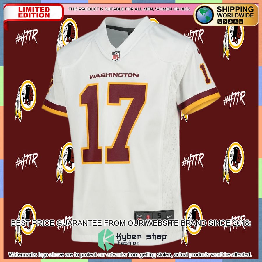Terry McLaurin Washington Football Team Youth White Football Jersey 5 Terry McLaurin Washington Football Team Youth White Football Jersey word1