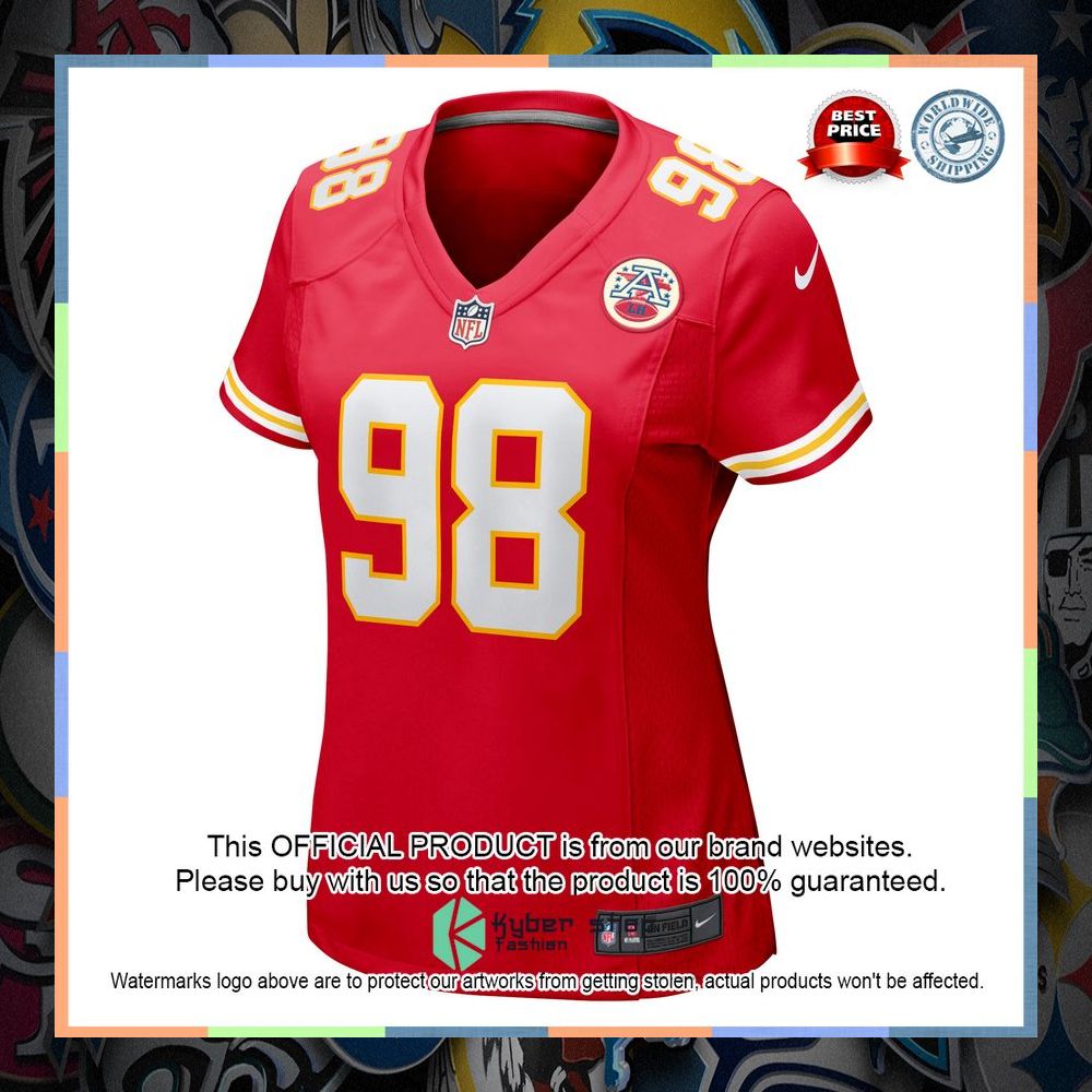 Tershawn Wharton Kansas City Chiefs Women's Red Football Jersey 6 Tershawn Wharton Kansas City Chiefs Women's Red Football Jersey word3
