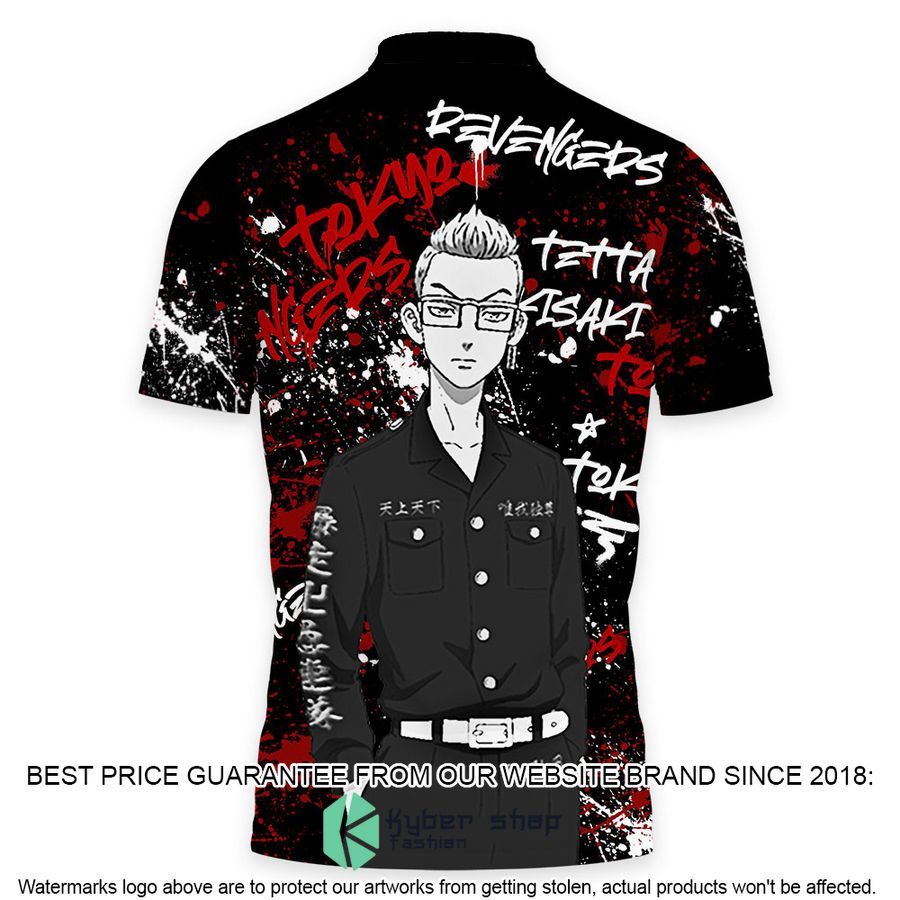 Tetta Kisaki Tokyo Revengers Anime Polo Shirt 3 Tetta Kisaki Tokyo Revengers Anime Polo Shirt word2