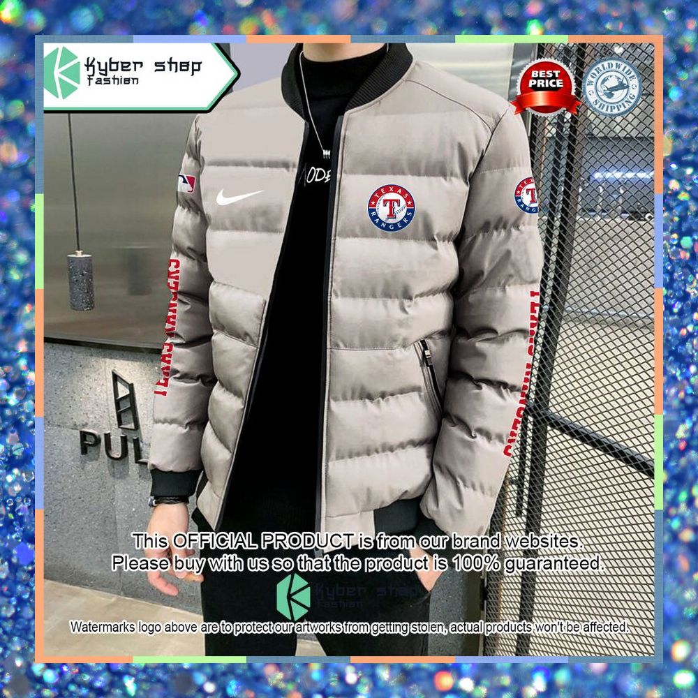 Texas Rangers MLB Puffer Down Jacket 5 Texas Rangers MLB Puffer Down Jacket word1
