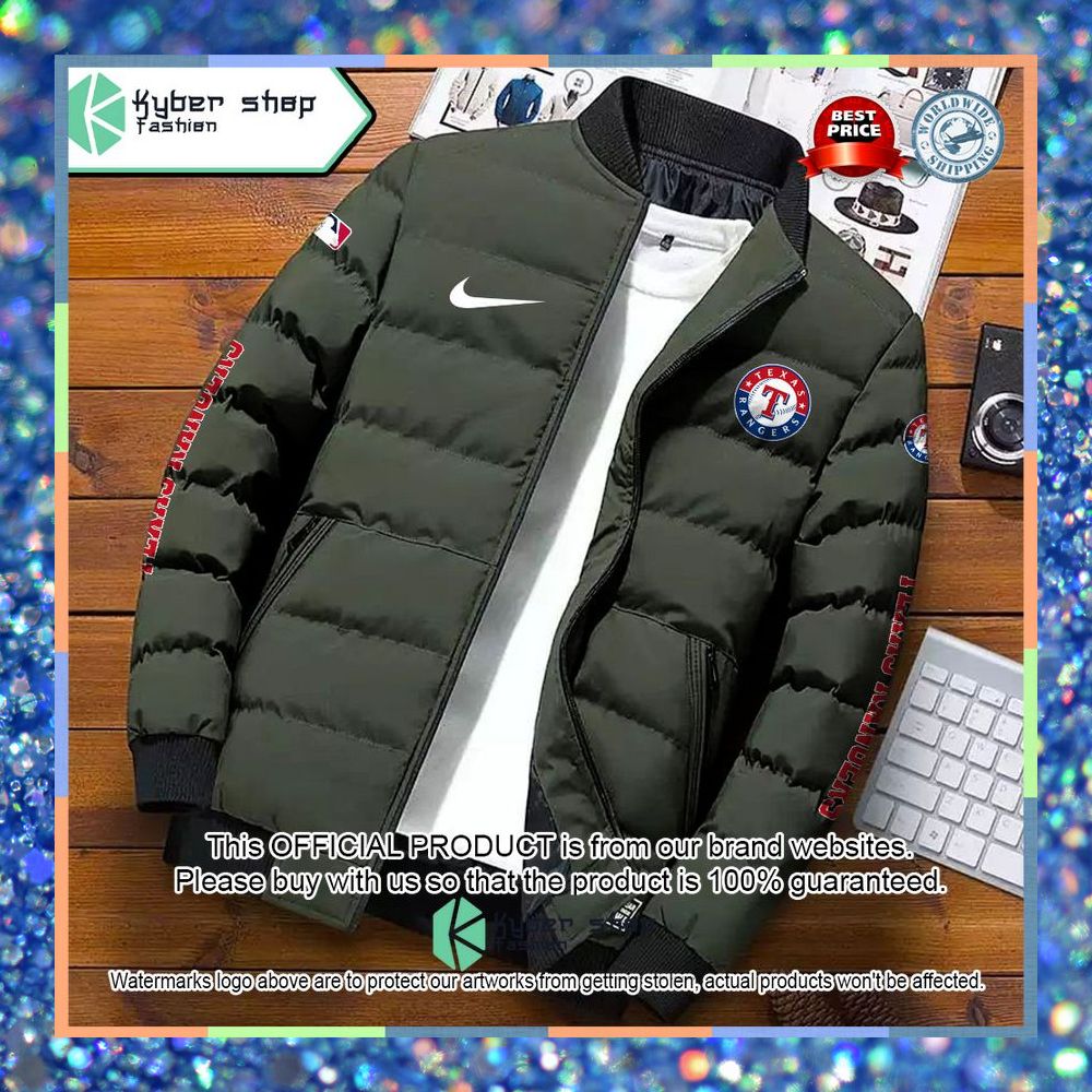Texas Rangers MLB Puffer Down Jacket 6 Texas Rangers MLB Puffer Down Jacket word1