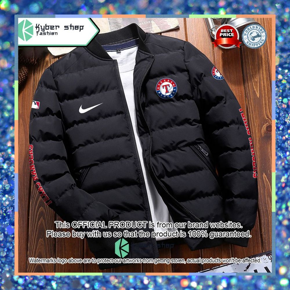 Texas Rangers MLB Puffer Down Jacket 7 Texas Rangers MLB Puffer Down Jacket word1