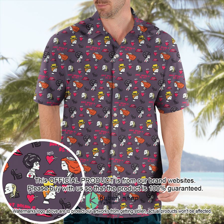 The Rocky Horror Picture Show Pattern Hawaiian Shirt