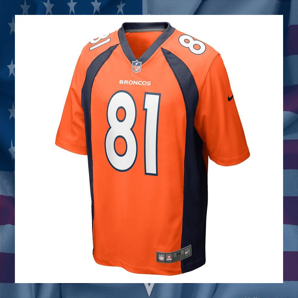 Tim Patrick Denver Broncos Orange Football Jersey 6 Tim Patrick Denver Broncos Orange Football Jersey word2