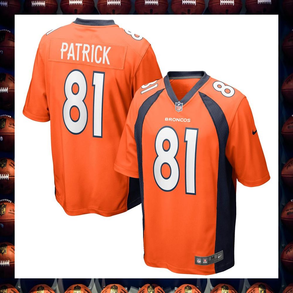 Tim Patrick Denver Broncos Orange Football Jersey 4 Tim Patrick Denver Broncos Orange Football Jersey word2