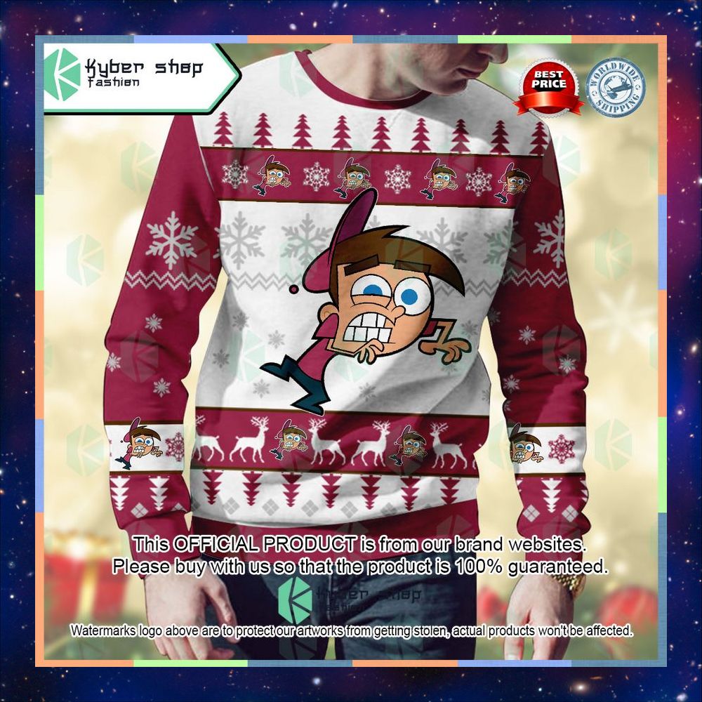 Timmy Turner The Fairly Odd Parents Ugly Sweater 7 Timmy Turner The Fairly Odd Parents Ugly Sweater word1