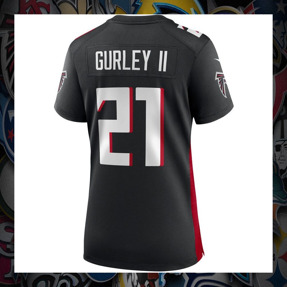 Todd Gurley II Atlanta Falcons Black Football Jersey 7 Todd Gurley II Atlanta Falcons Black Football Jersey word2