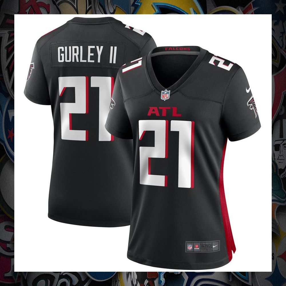 Todd Gurley II Atlanta Falcons Black Football Jersey 8 Todd Gurley II Atlanta Falcons Black Football Jersey word2