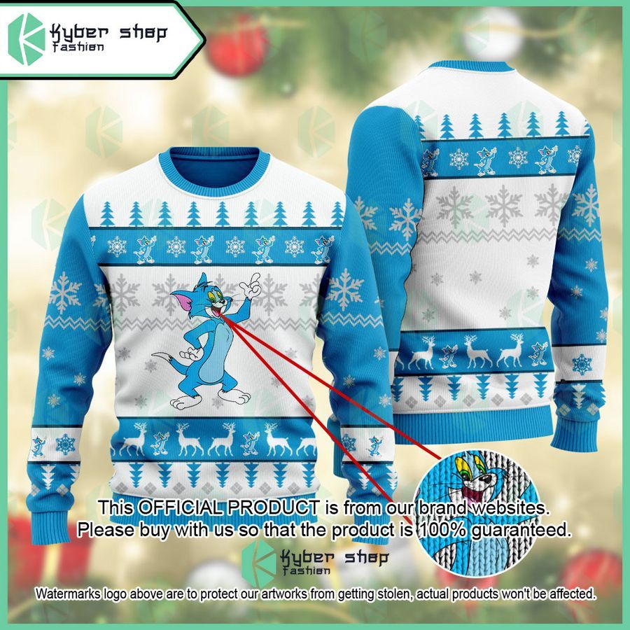Tom Cat Tom and Jerry Christmas Sweater