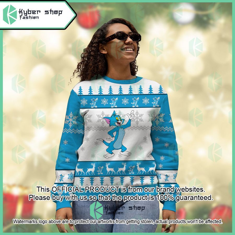 Tom Cat Tom and Jerry Christmas Sweater 4 Tom Cat Tom and Jerry Christmas Sweater word3