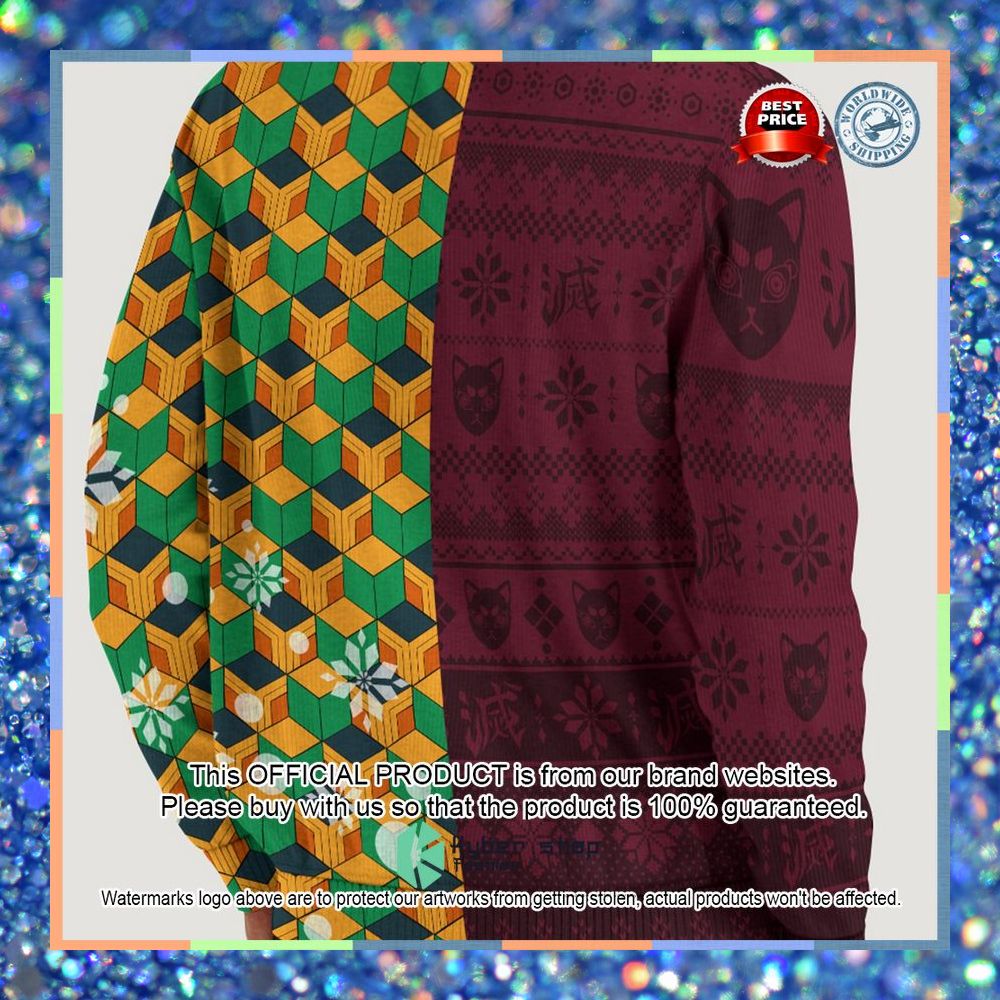 Tomioka Giyu Demon Slayer Christmas Sweater 9 Tomioka Giyu Demon Slayer Christmas Sweater word2