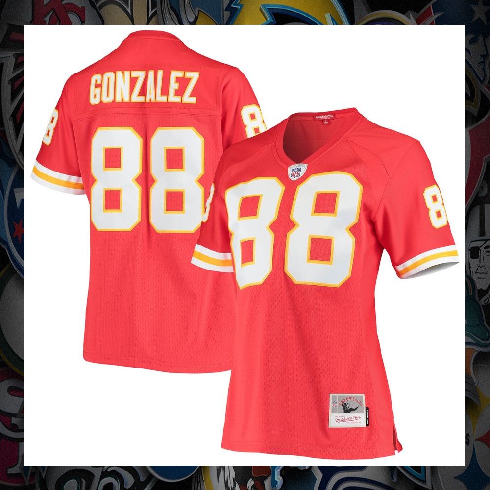 Tony Gonzalez Kansas City Chiefs Mitchell & Ness Legacy Replica Team Red Football Jersey 5 Tony Gonzalez Kansas City Chiefs Mitchell & Ness Legacy Replica Team Red Football Jersey word1